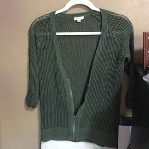 Urban Outfitters zip up cardigan
